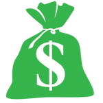 GREEN BAG WITH UNLIMITED MONEY